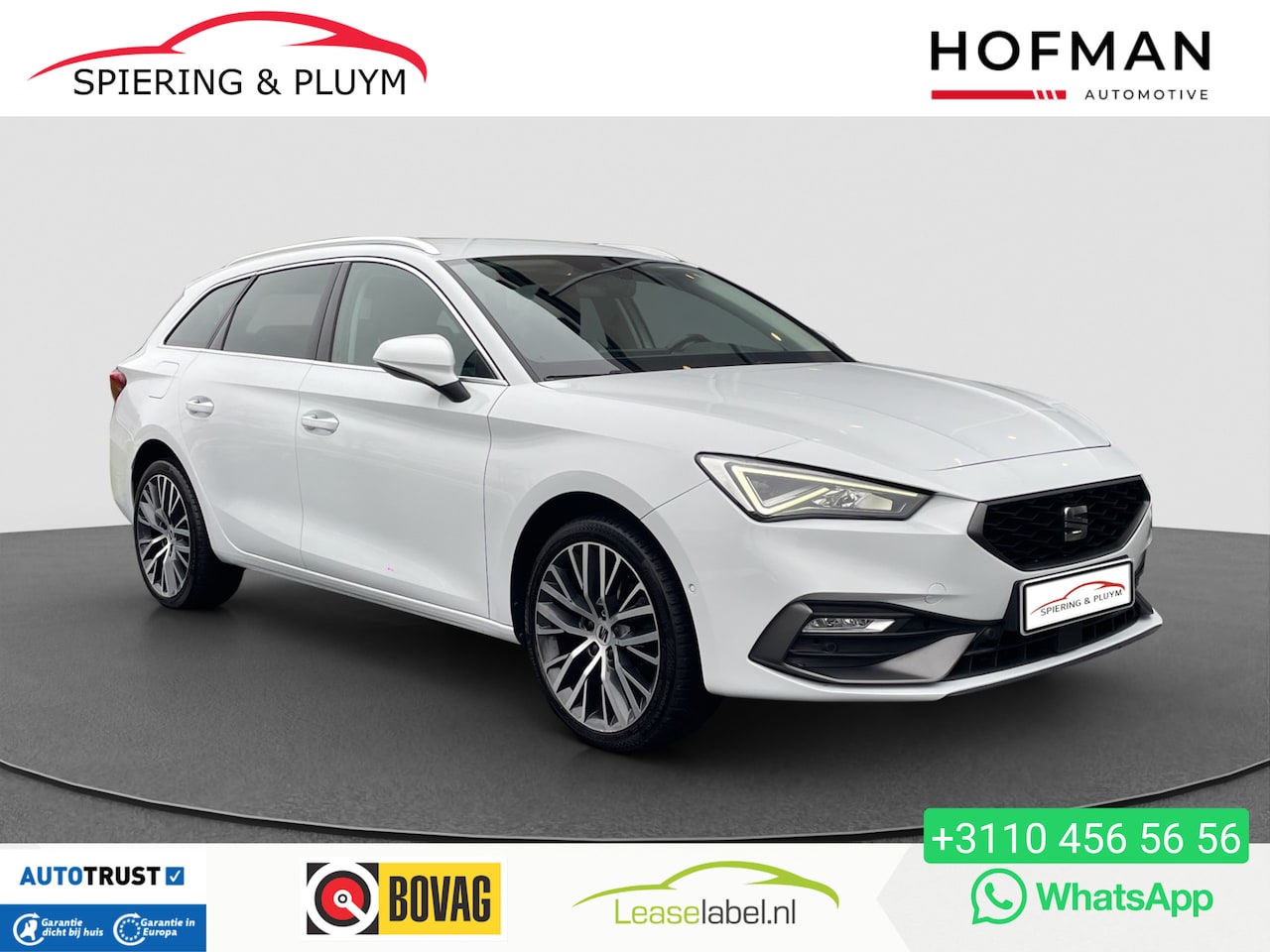SEAT Leon Sportstourer - 1.5 eTSI Style Carplay | Camera | Trekhaak | Stuur/Stoel verw. - AutoWereld.nl