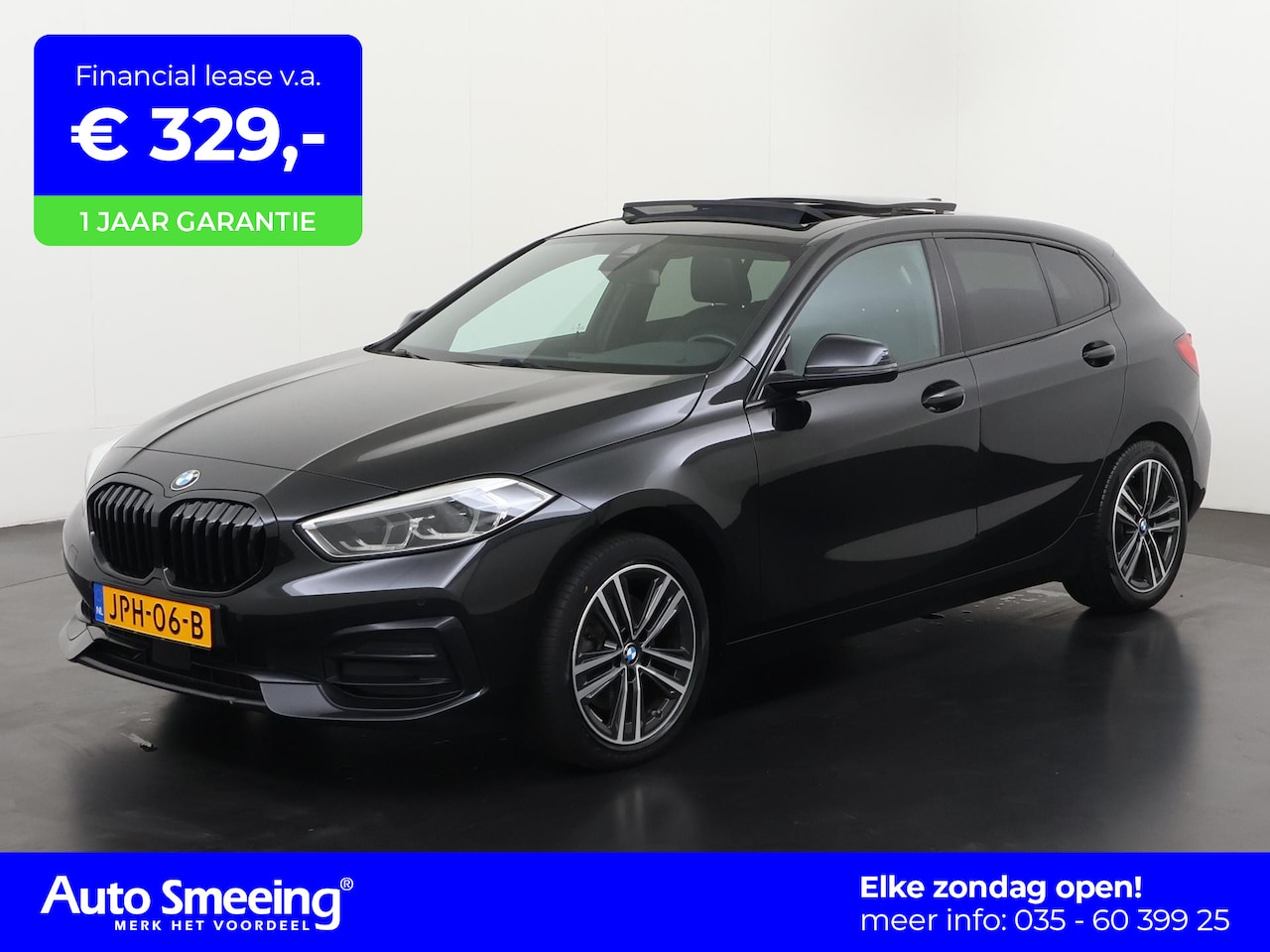 BMW 1-serie - 118i Sport Line Automaat | Panoramadak | Leder | Zondag Open! - AutoWereld.nl