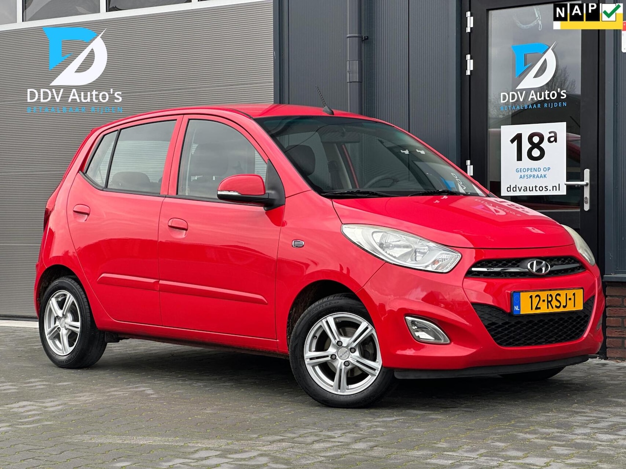 Hyundai i10 - 1.2/86pk i-Motion|Automaat|NAP|Airco|14" LMV|Origineel NL - AutoWereld.nl