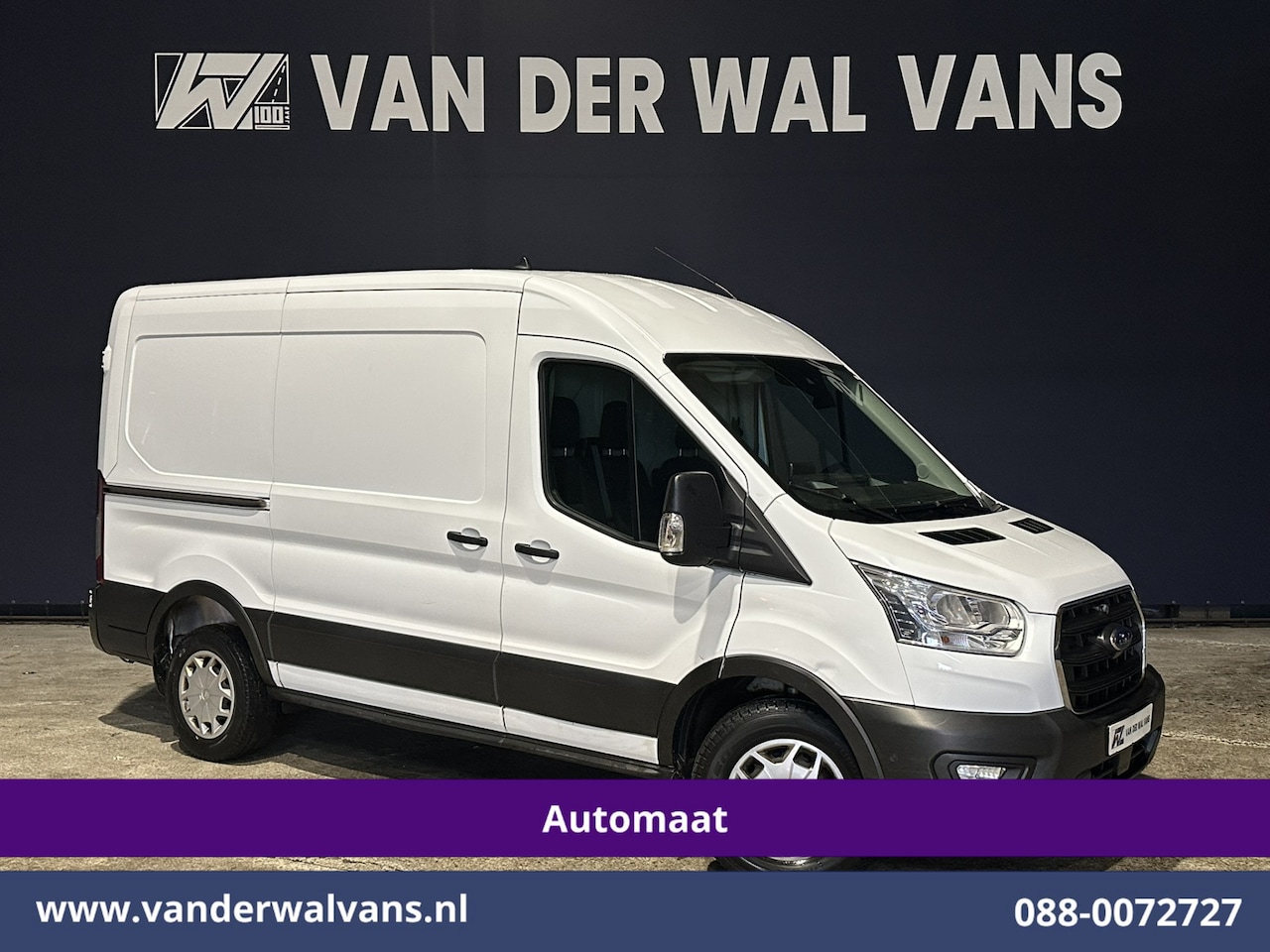 Ford Transit - 2.0 TDCI 185pk Automaat L2H2 Euro6 Airco | Camera | Cruisecontrol | Android Auto Parkeerse - AutoWereld.nl