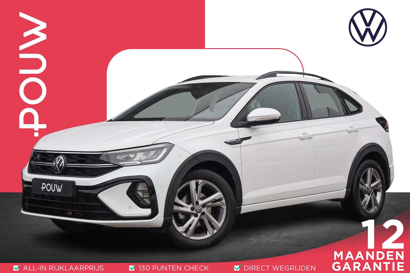 Volkswagen Taigo - 1.0 TSI 110pk DSG R-Line | Adaptive Cruise | PDC | Stoelverwarming | Apple Carplay/Android - AutoWereld.nl