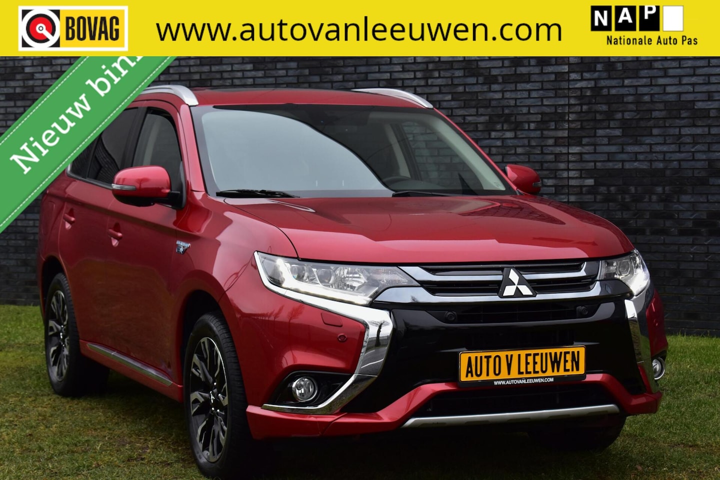 Mitsubishi Outlander - 2.0 PHEV Instyle+ ROCKFORD FOSGATE/LEDER/OPEN DAK/CAMERA/ETC.! - AutoWereld.nl