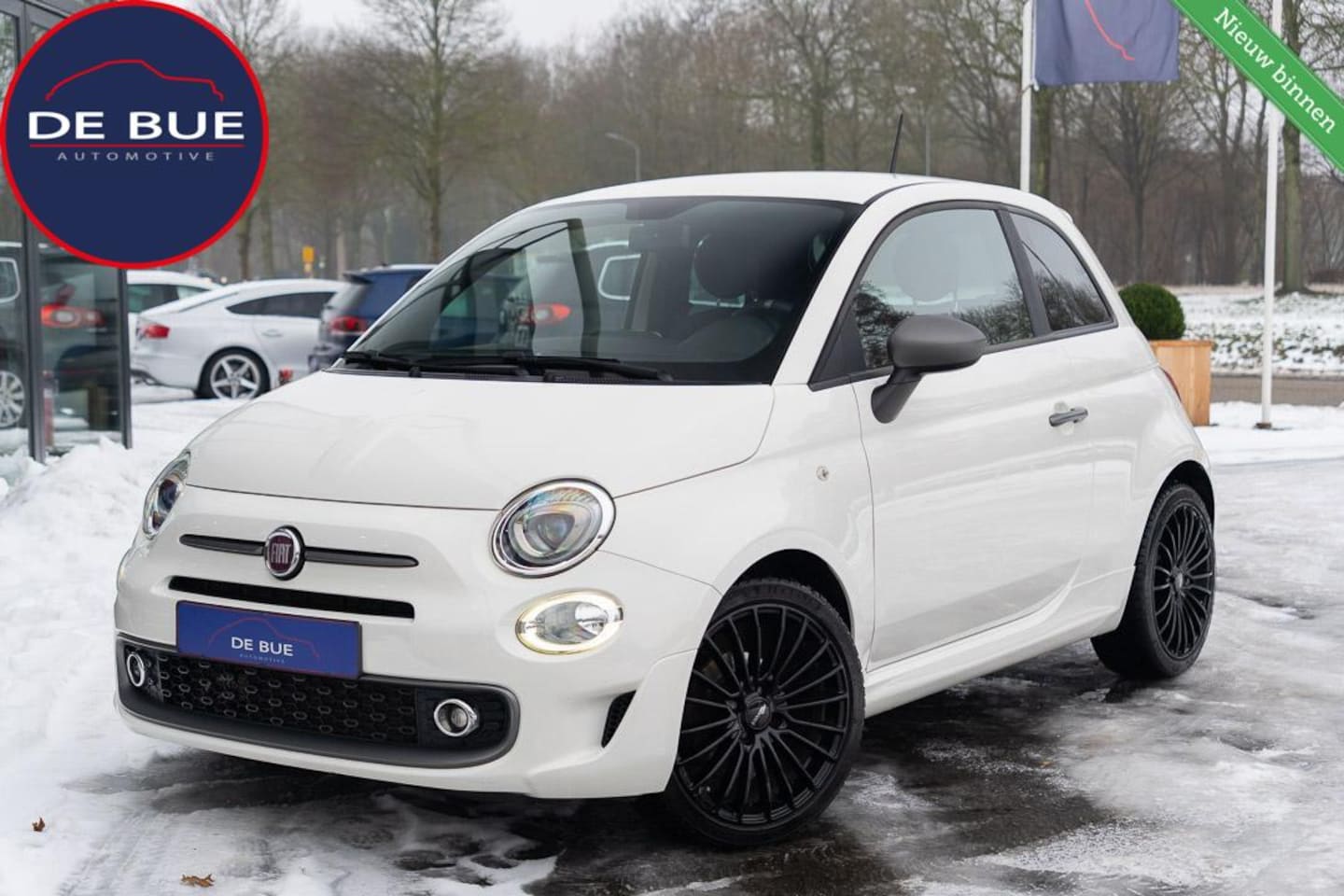 Fiat 500 - TwinAir Turbo Sport|Org NL|2e Eig|NAP|Leder|LED|Black Edition|Cruise|Volledig Onderhouden - AutoWereld.nl