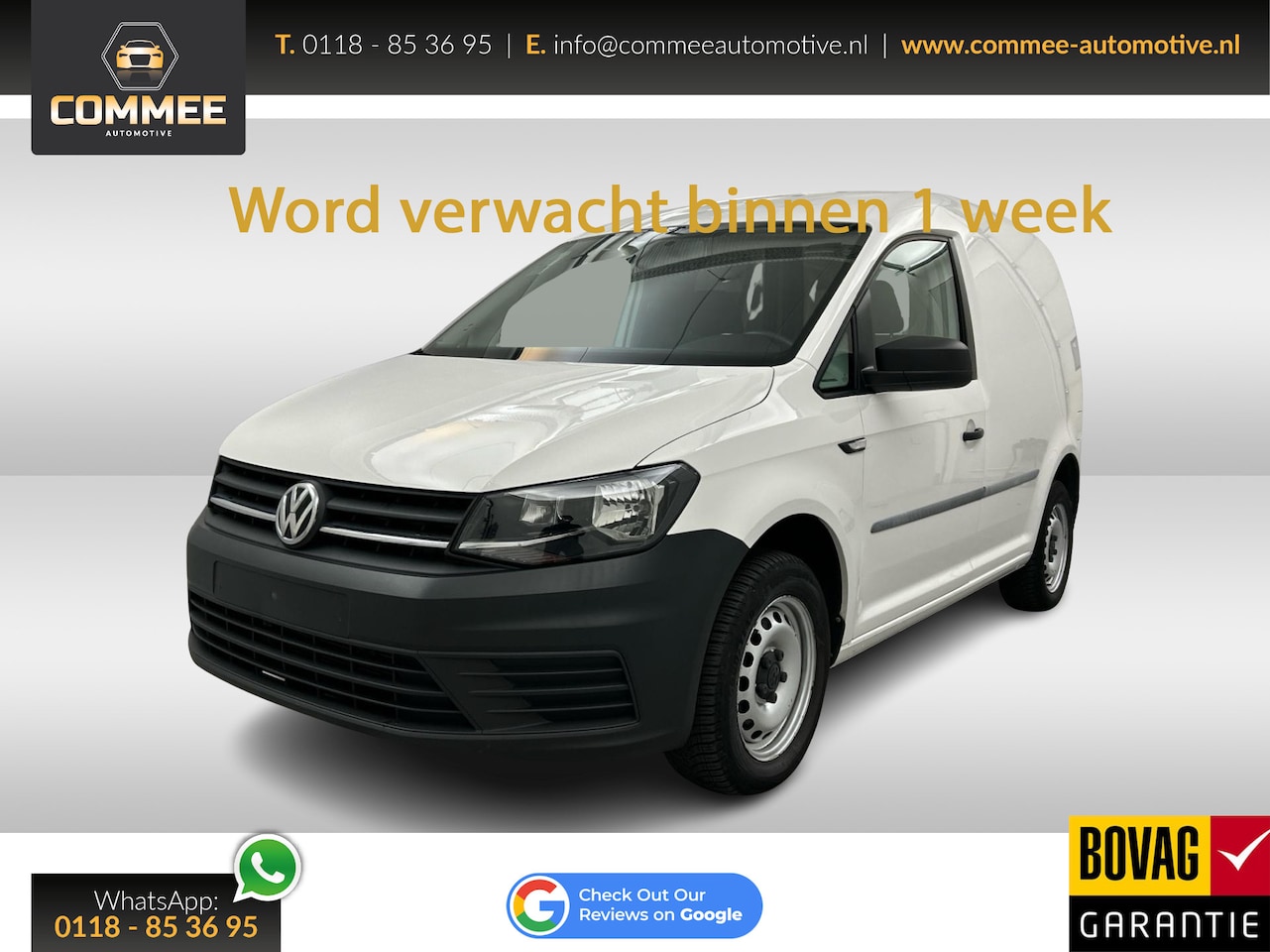 Volkswagen Caddy - 2.0 TDI 102PK DSG AC I Cr.Control I Trekhaak - AutoWereld.nl