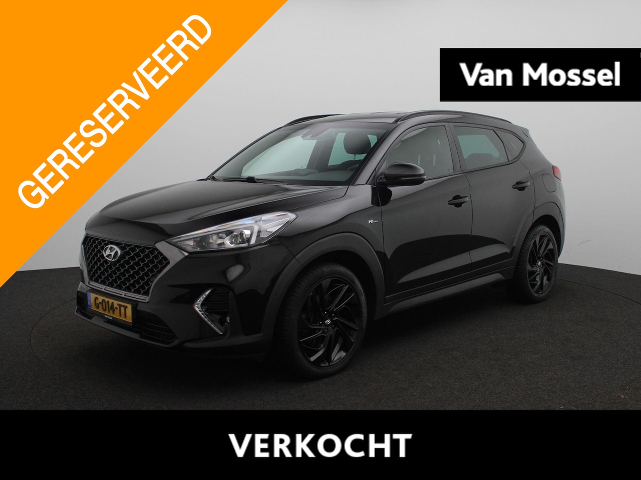 Hyundai Tucson - 1.6 T-GDI 177pk Aut. N-Line | 1e-Eigenaar | Black-Style | Navi | Camera | Leder + Alcantar - AutoWereld.nl