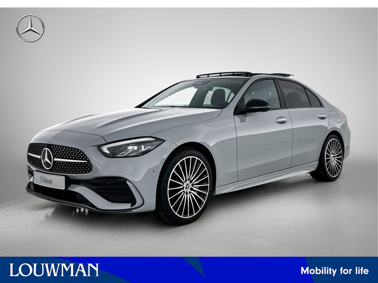 Mercedes-Benz C-klasse - 300 e Business Solution AMG | Trekhaak | Nightpakket | Middenconsole metaalstructuur | Com - AutoWereld.nl