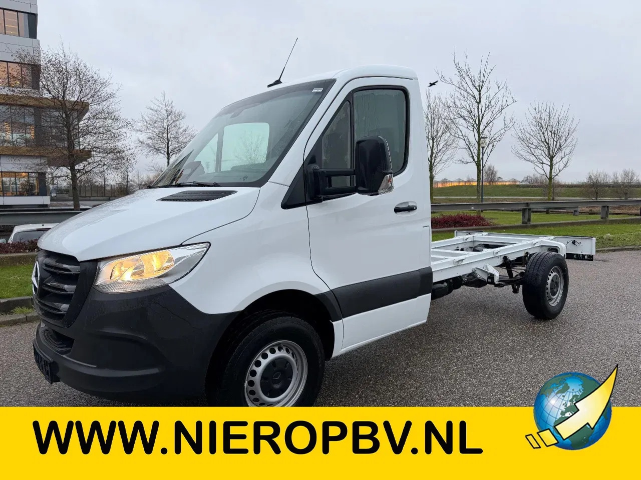 Mercedes-Benz Sprinter - 315CDI Chashi Cabine 3,66 Wielbasis Automaat Airco Cruisecontrol 3x Op Voorraad BPM VRIJ - AutoWereld.nl