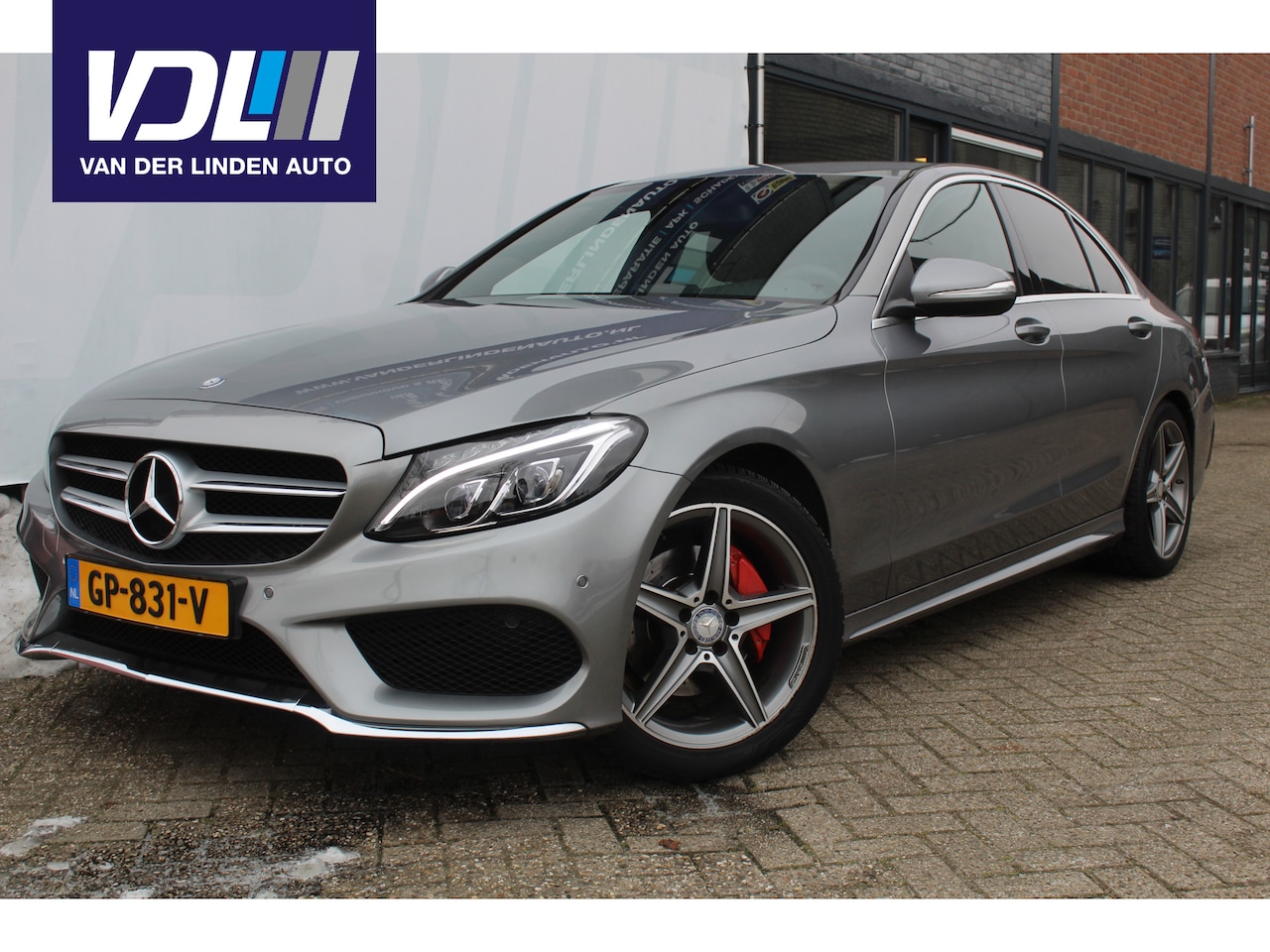 Mercedes-Benz C-klasse - 200 Prestige AMG Pakket Leder stoel + verwarmd l Navi l Voor en Achter sensoren l cruise c - AutoWereld.nl