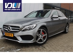 Mercedes-Benz C-klasse - 200 Prestige AMG Pakket Leder stoel + verwarmd l Navi l Voor en Achter sensoren l cruise c