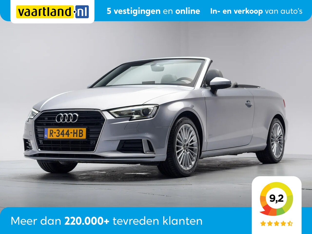 Audi A3 Cabriolet - 1,4 TSFI Sport S Line Edition [ Cruise Navigatie Sportstoelen leer] - AutoWereld.nl