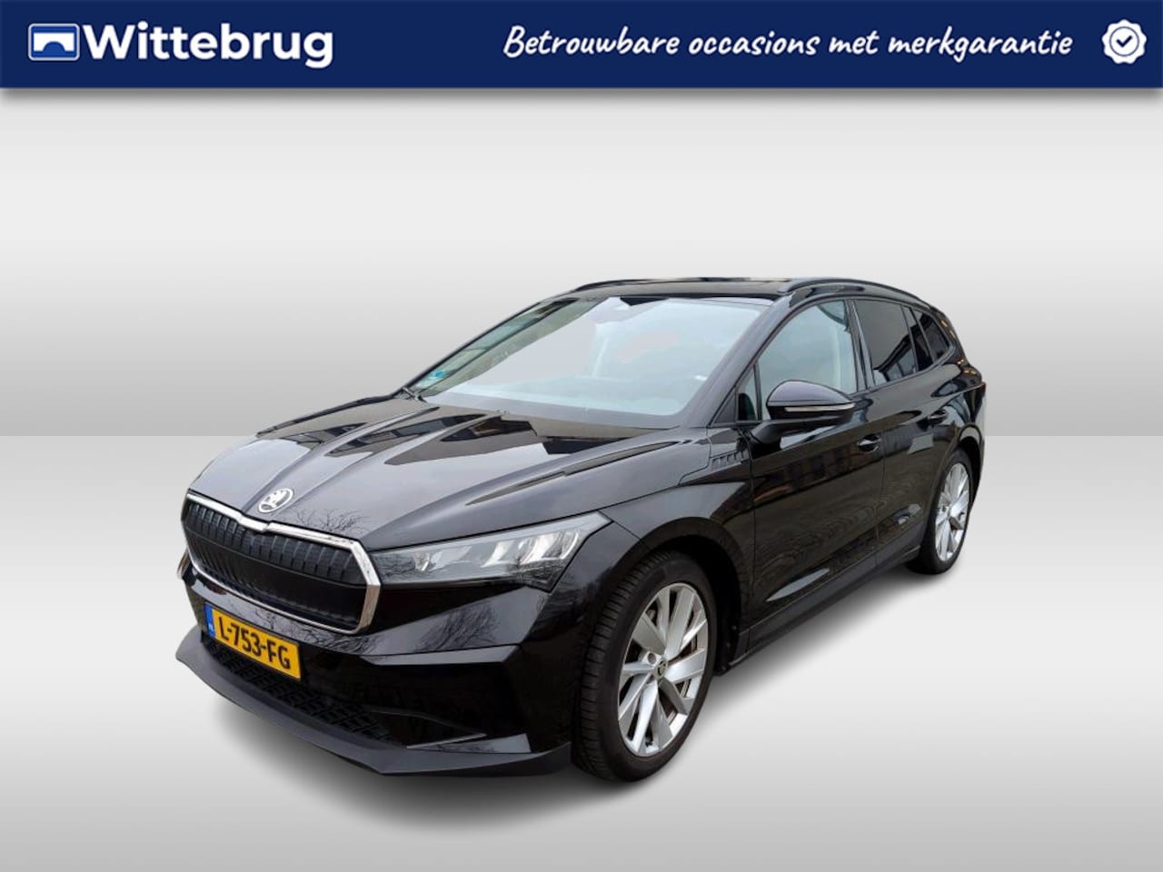 Skoda Enyaq iV - 60 / Leder / Panorama dak / Stoelverwarming / Adaptive cruise / Navigatie - AutoWereld.nl