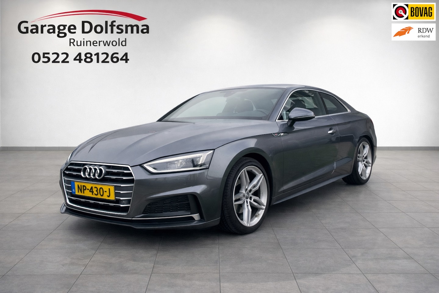Audi A5 Coupé - 2.0 TFSI ultra Launch Edition-VIRTUAL-2*S line-19"-LEER- - AutoWereld.nl