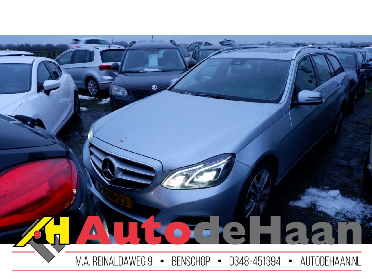 Mercedes-Benz E-klasse Estate - 220 CDI Pres. Avant. Pano/1e eig./Navi/Trekhaak/Leer/Cruise/Luch - AutoWereld.nl