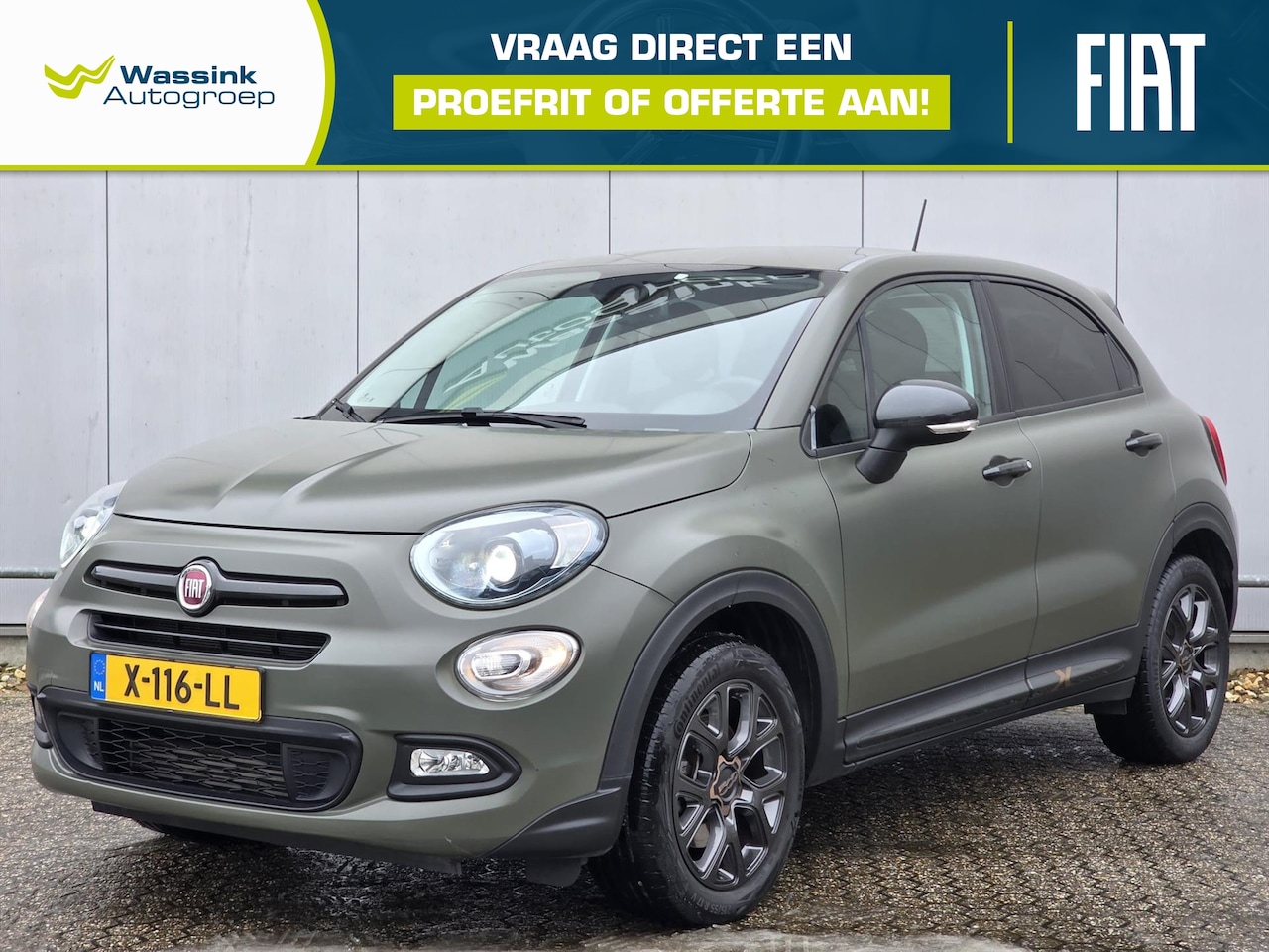Fiat 500 X - Cross 1.4T 140pk Navigatie | Trekhaak | Bluetooth - AutoWereld.nl