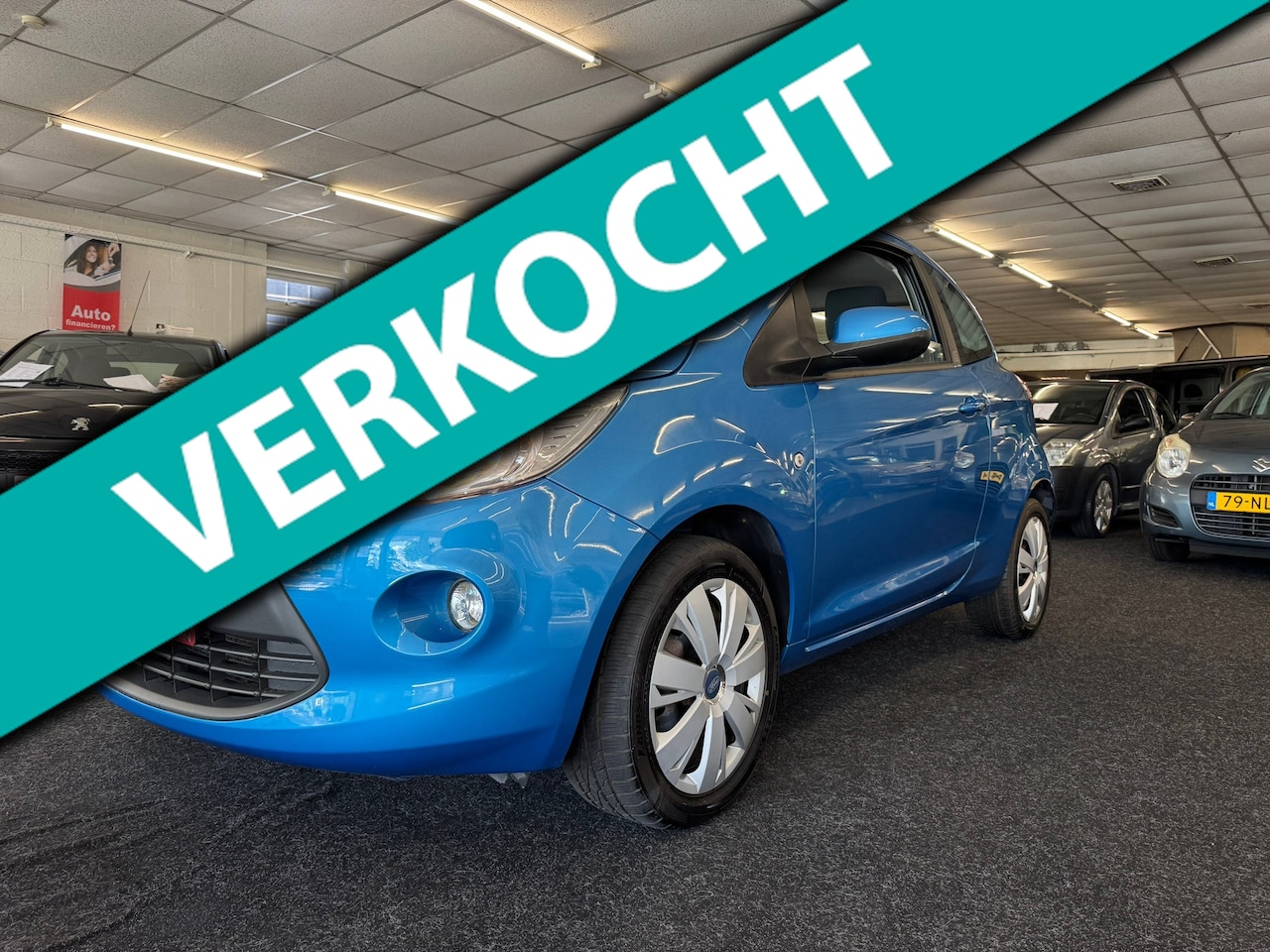 Ford Ka - 1.2 Titanium. 46000 km NAP, touchscreen, netjes onderhouden, distr+wp vv en airco! - AutoWereld.nl