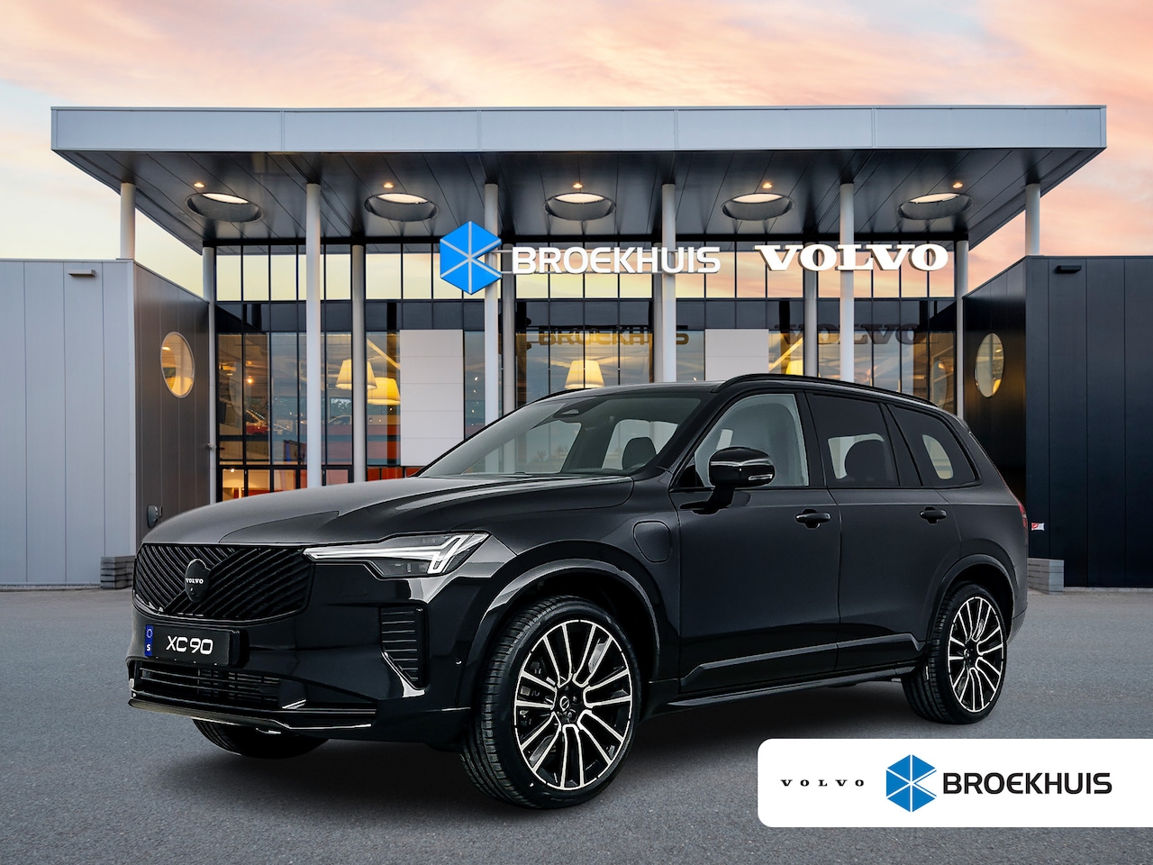 Volvo XC90 - T8 Recharge Ultra Black Edition Executive | 22" | Gelaagd & Getint glas | Luchtvering | Bo - AutoWereld.nl