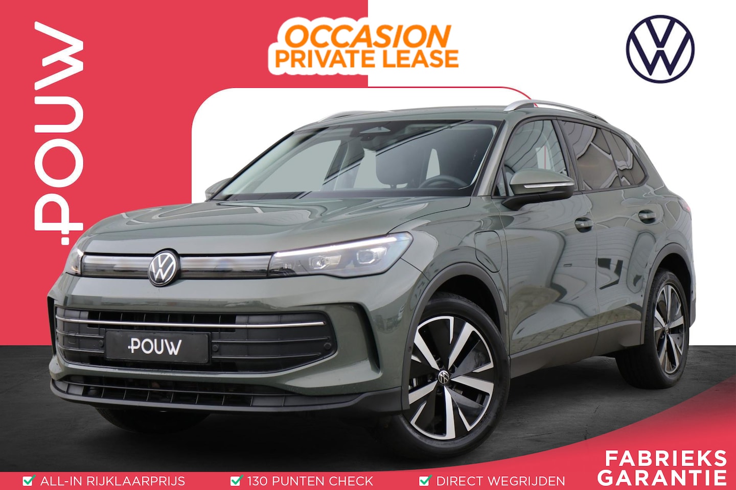 Volkswagen Tiguan - 1.5 204pk eHybrid Life Edition | SoH 98% | Trekhaak | Leer | Stoelverwarming / Koeling | A - AutoWereld.nl