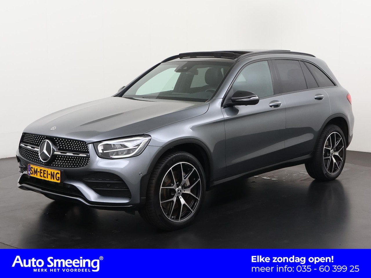 Mercedes-Benz GLC-klasse - 300e 4MATIC AMG Night | Panoramadak | Leder | 360 Camera | Zondag Open! - AutoWereld.nl
