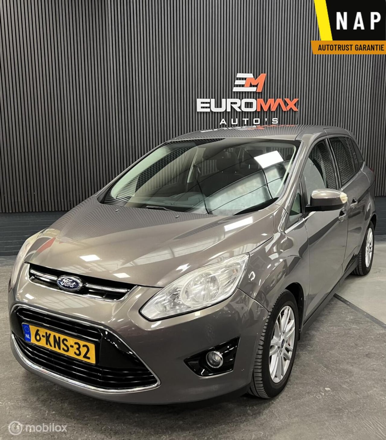 Ford Grand C-Max - 1.0 EcoBoost NAP-Distr. riem v.v.- Garantie - AutoWereld.nl