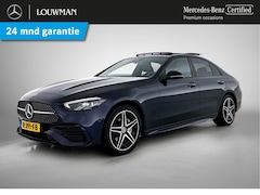 Mercedes-Benz C-klasse - 300 e AMG Plug-In Hybride | AMG Line | Night Pakket | Schuif-Kanteldak | Alarm | Sfeerverl