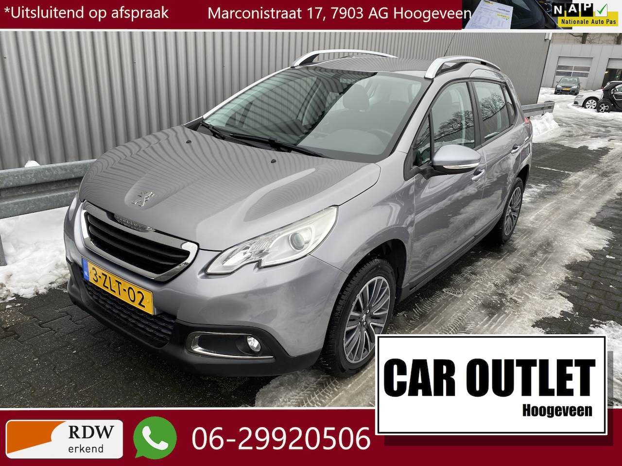 Peugeot 2008 - 1.2 PureTech Active AUTOMAAT, 92Dkm NAP, Navi, CC, Clima, Trekh, nw. APK – Inruil Mogelijk - AutoWereld.nl