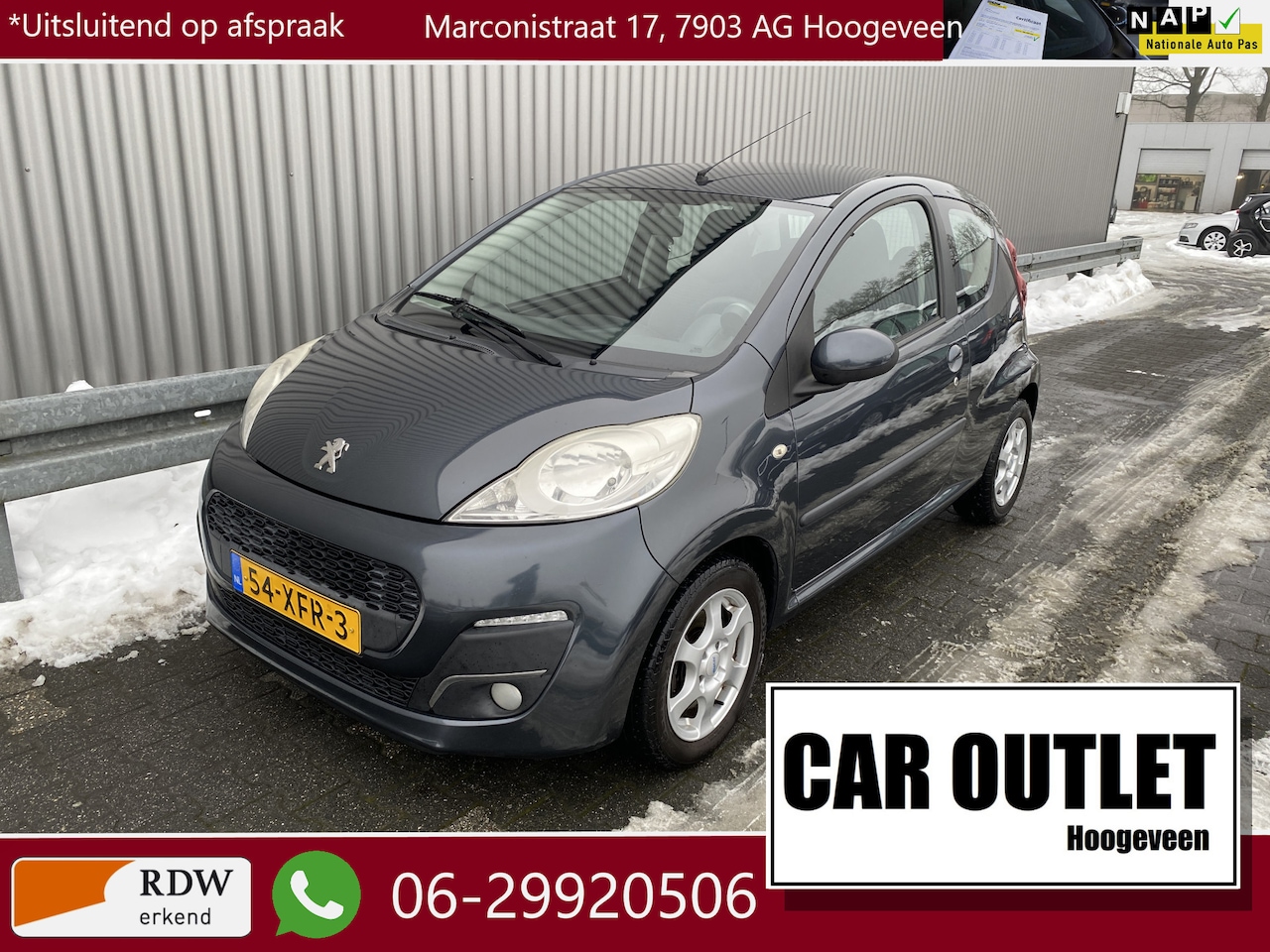 Peugeot 107 - 1.0 Active A/C, Elec.ramen, Centr.vergr, LED-dagrij, LM, – Inruil Mogelijk – - AutoWereld.nl
