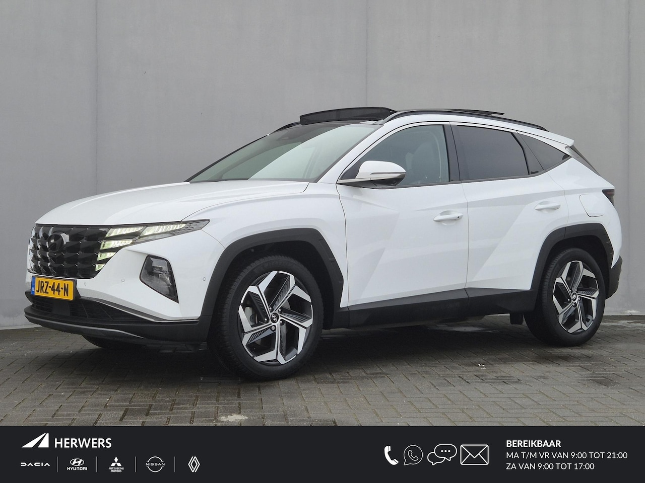 Hyundai Tucson - 1.6 T-GDI HEV Premium Sky Automaat / Allseason banden / Trekgewicht 1650 kg / Elektrische - AutoWereld.nl