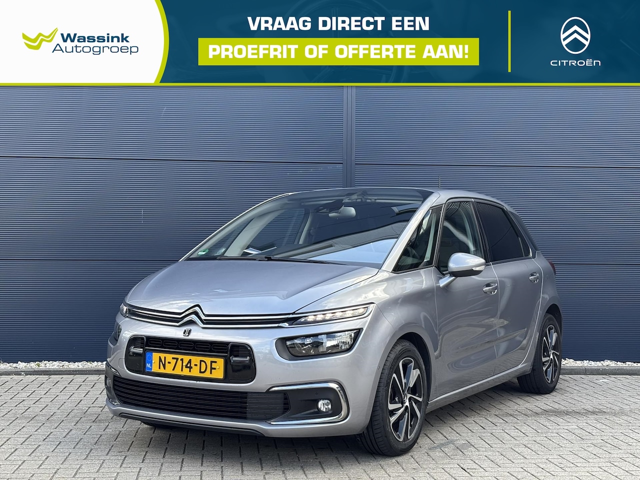 Citroën C4 SpaceTourer - 1.2 PureTech 130pk Automaat EAT8 Business | Trekhaak | Camera | Parkeersensoren | Navigati - AutoWereld.nl