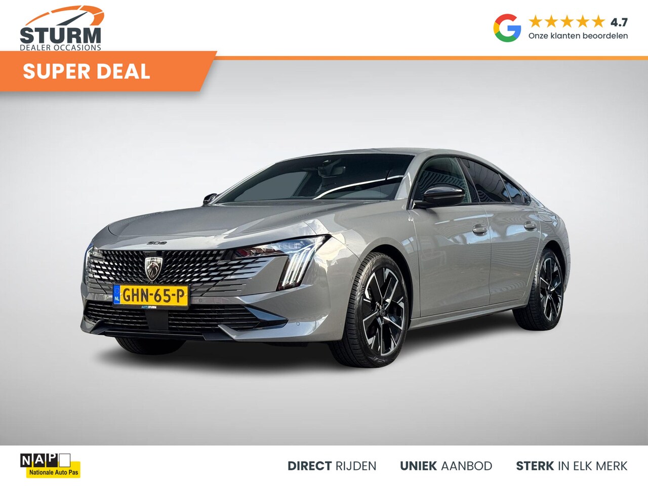 Peugeot 508 - 1.6 HYbrid 180 GT NL-Auto, Nieuwstaat incl. Afneembare Trekhaak! - AutoWereld.nl