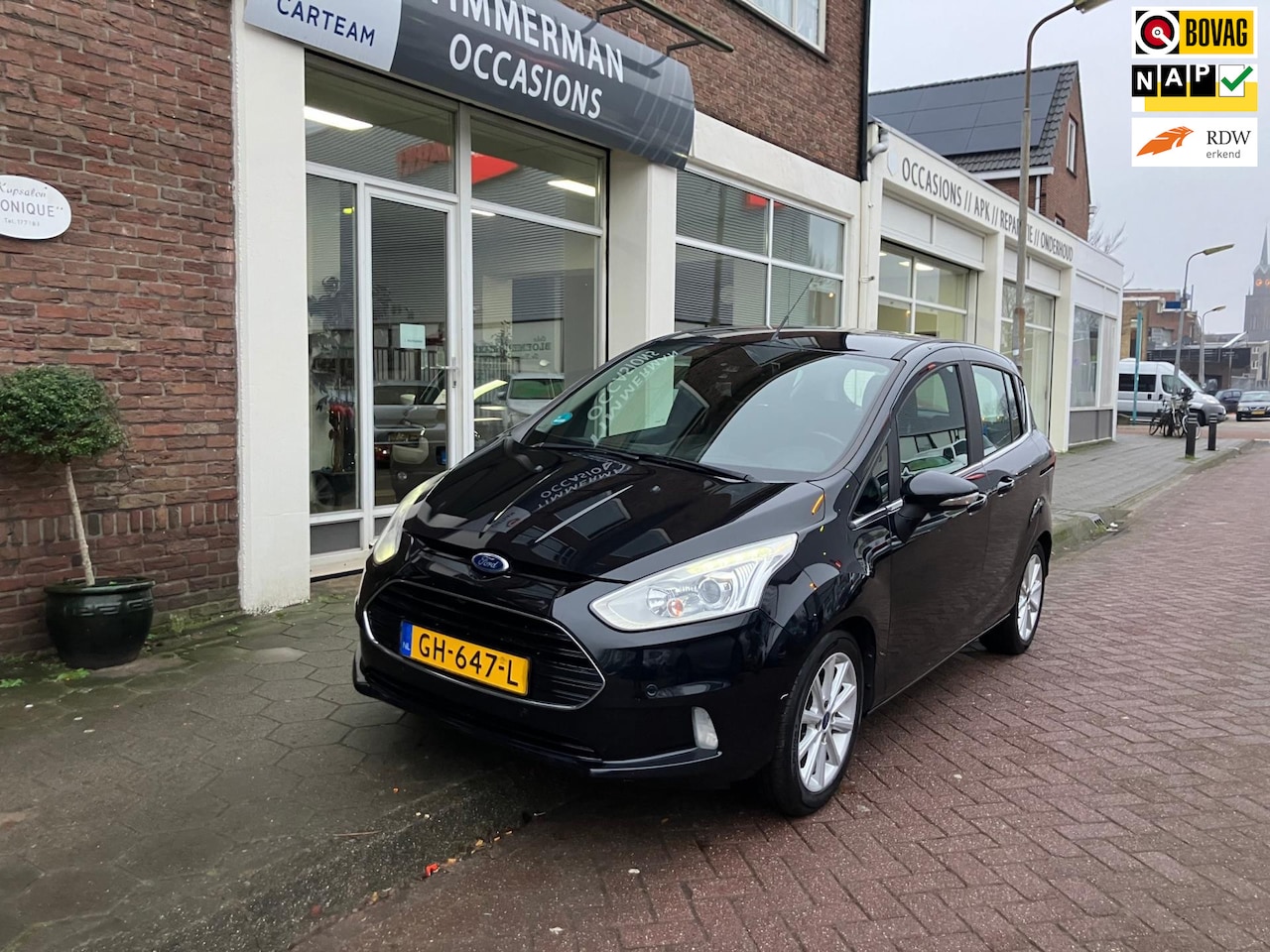 Ford B-Max - 1.0 EcoBoost Titanium|Climate|Cruise|Camera+P-sensoren - AutoWereld.nl