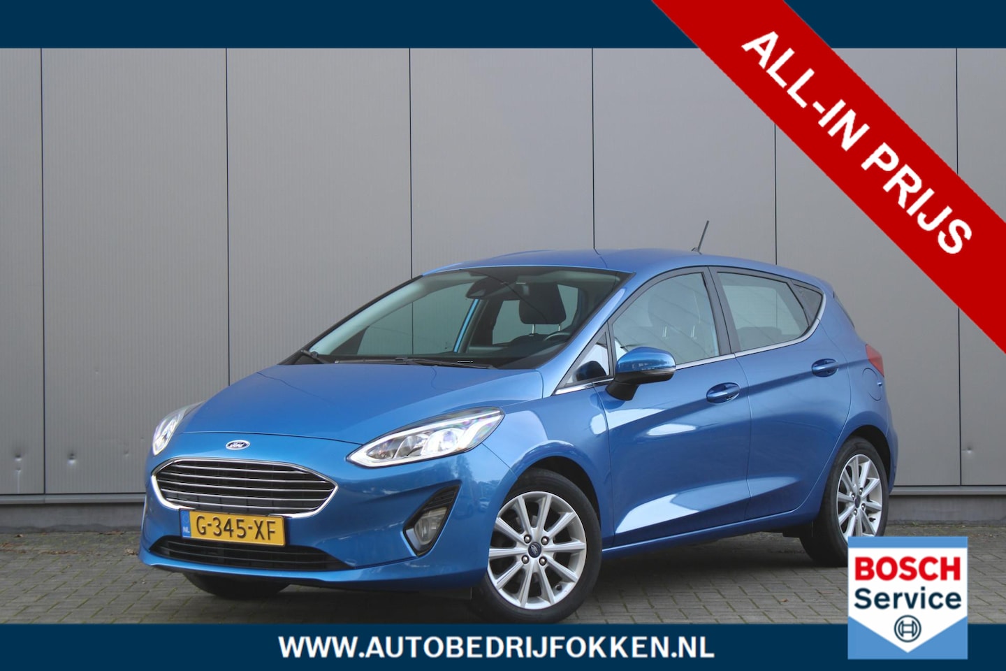 Ford Fiesta - 1.0 EcoBoost Titanium | LED  | Navigatie | Cruise control | Lane Assist | Lichtmetalen-Vel - AutoWereld.nl