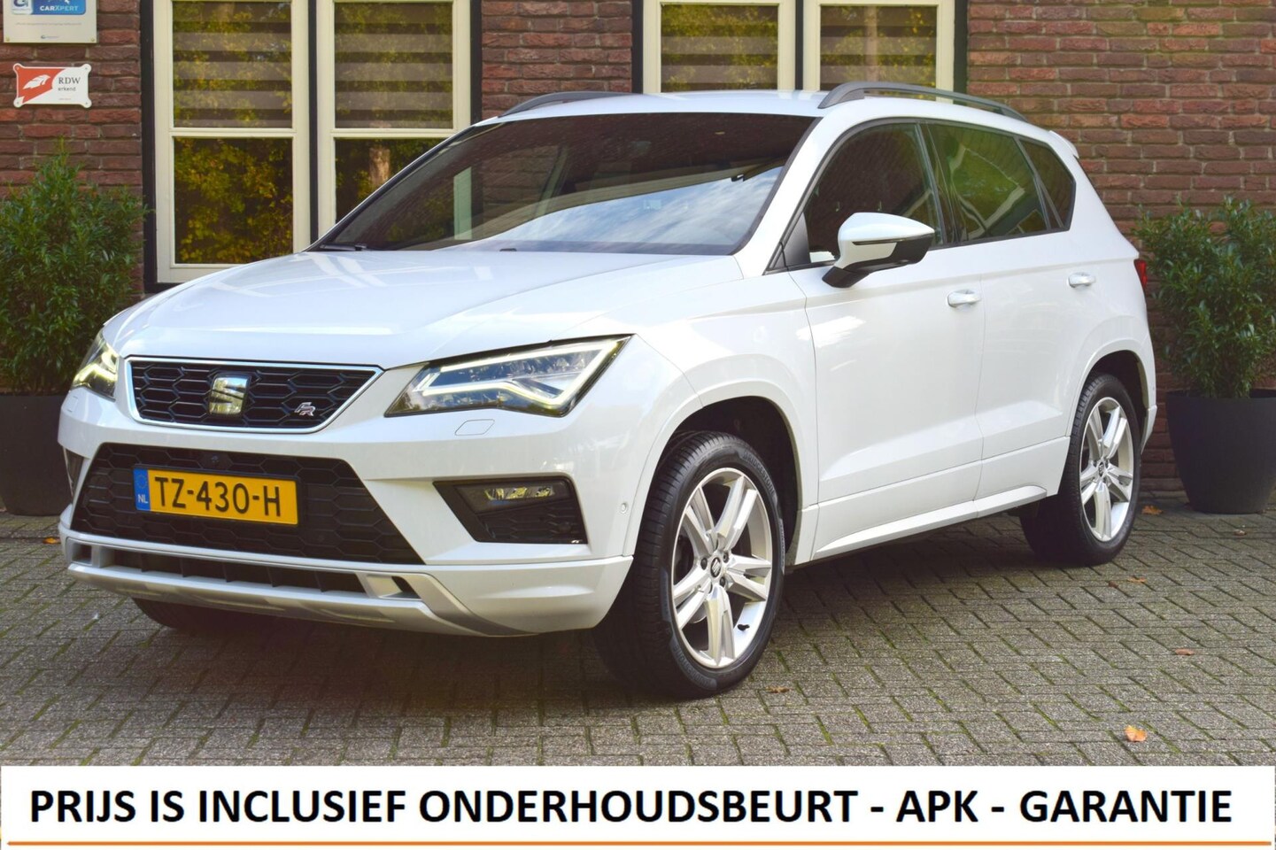 SEAT Ateca - 1.5 TSI DSG Aut. FR Intense Trekhaak | 360Cam | Keyless | Stoelverw. | App Connect - AutoWereld.nl