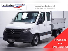 Mercedes-Benz Sprinter - 211 CDI Dubbel Cabine 6-Zits va 299 p/mnd Pickup Open Laadbak Airco, Trekhaak, LxBxH 270x2
