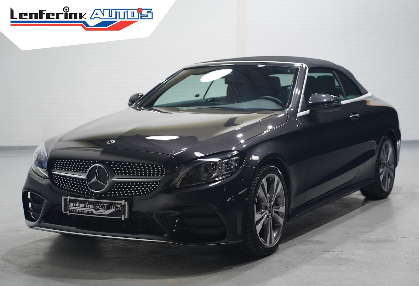 Mercedes-Benz C-klasse Cabrio - 180 AMG Line AMG interieur Camera Verlichting pakket Apple Carplay - AutoWereld.nl