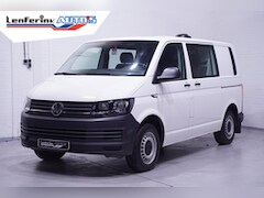 Volkswagen Transporter - 2.0 TDI 115 pk L1H1 Dubbel Cabine 2x Schuifdeur Navi, Camera, Apple Carplay, 5-Zits