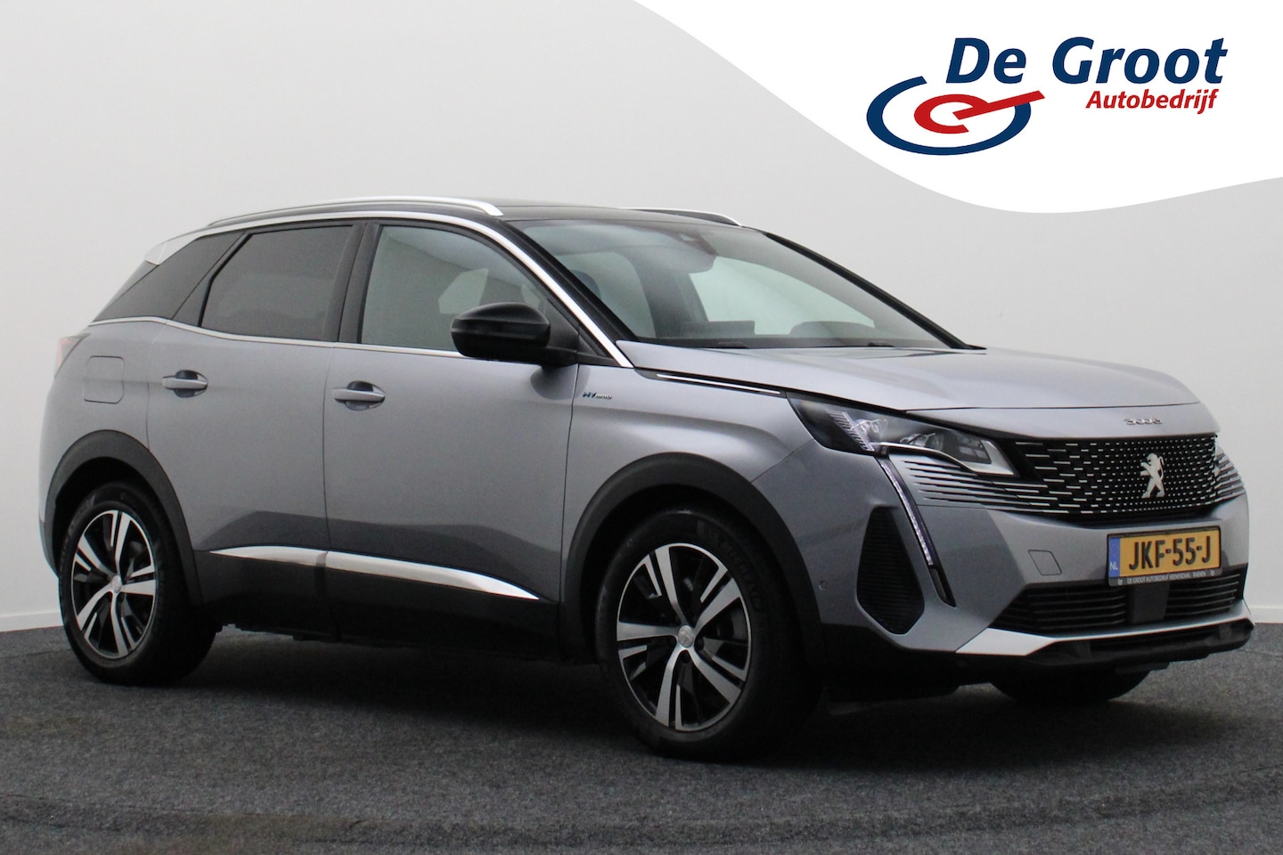 Peugeot 3008 - 1.6 HYbrid 225 GT Panoramadak, ACC, Camera, Apple Carplay, Sfeerverlichting, LED, DAB, 18' - AutoWereld.nl