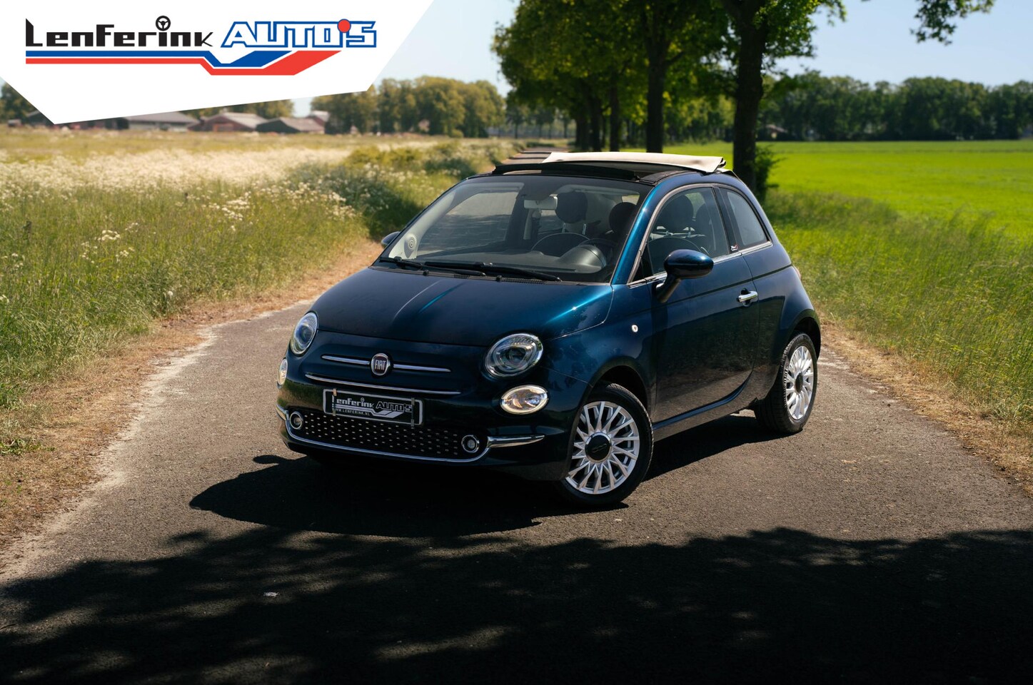 Fiat 500 C - 0.9 TwinAir Turbo Lounge Sport Lite Navi Cruise Mistlampen Apple PDC Carplay NAP - AutoWereld.nl