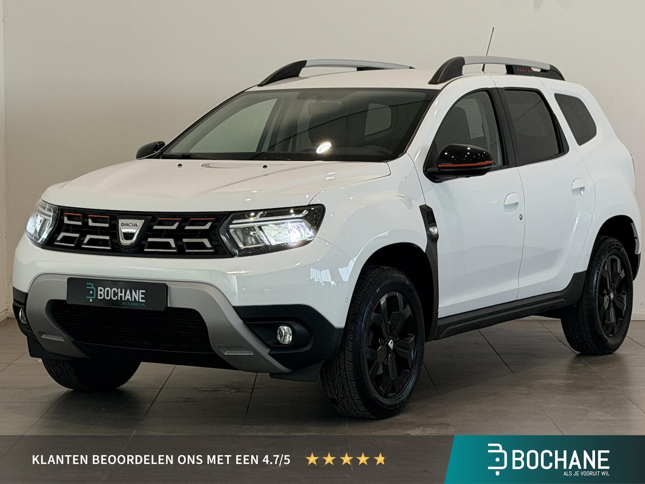 Dacia Duster - 1.3 TCe 150 EDC Prestige | Leder | Keyless | Trekhaak | 360° camera | Stoelverwarming | Ap - AutoWereld.nl