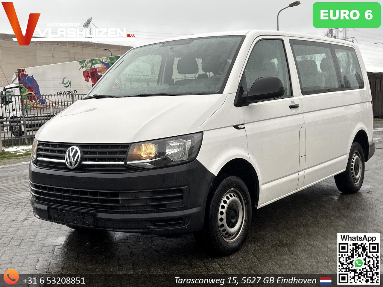 Volkswagen Transporter Kombi - 2.0 TSI L1H1 | € 8.950,- NETTO! | 9 Persoons | Airco | - AutoWereld.nl