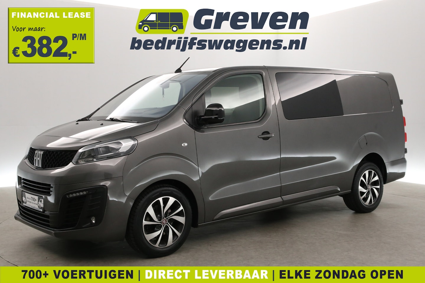 Fiat Scudo - 2.0 MultiJet L3H1 180PK | DC | Automaat | 360° Camera | Clima | Cruise | Carplay | Navi | - AutoWereld.nl