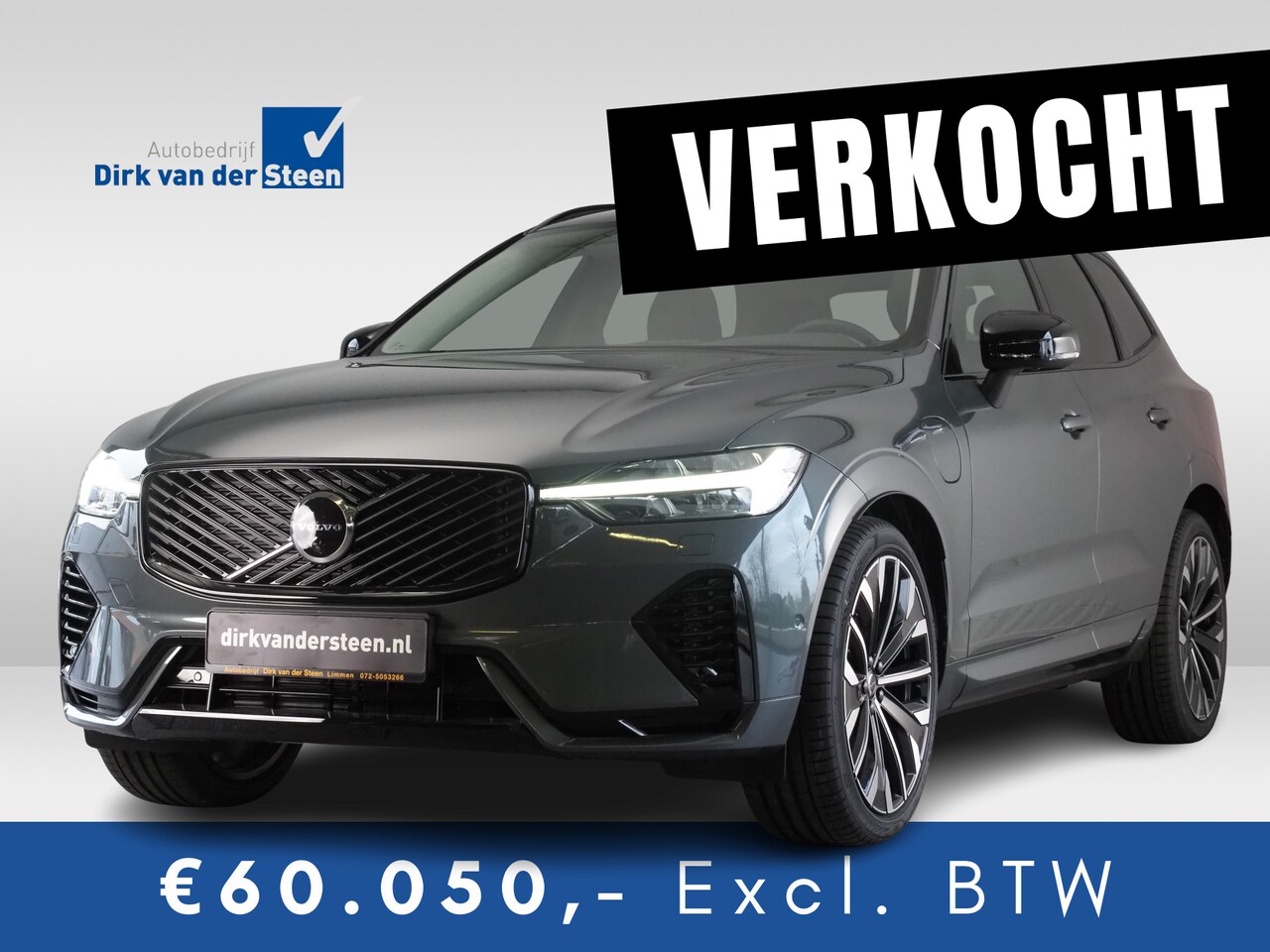 Volvo XC60 - 2.0 T6 Plug-in hybrid AWD Ultra Dark "Facelift" | Luchtvering | Bowers & Wilkins | Masage - AutoWereld.nl