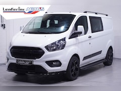 Ford Transit Custom - 2.0 TDCI 130 pk Dubbel Cabine Edition 6-Zits Navi, Camera, 18" LMV, Raptor Grille, Treepla
