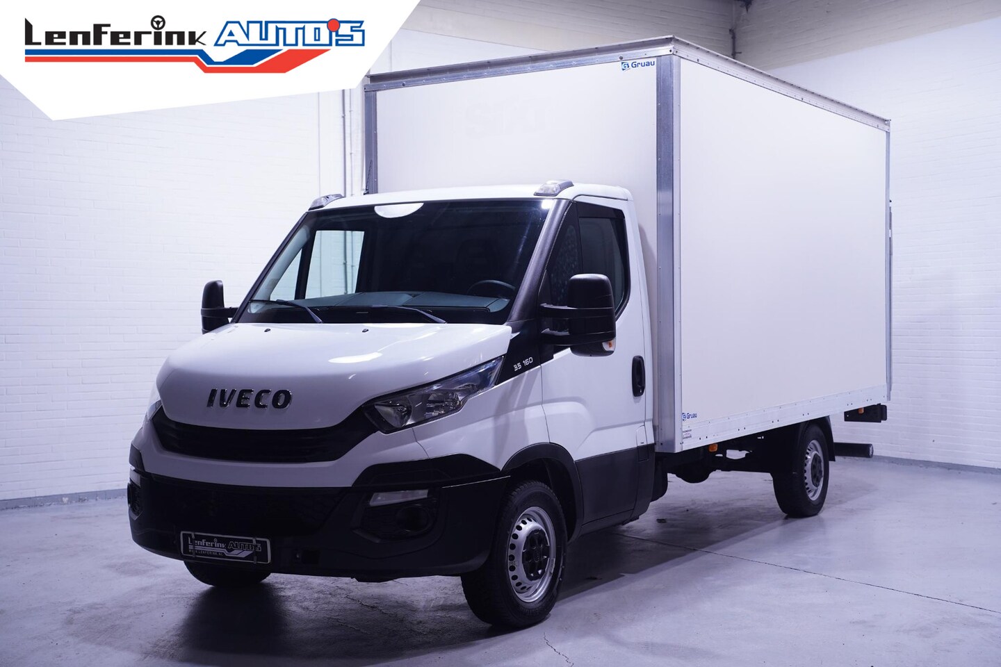 Iveco Daily - 35S16 160 pk Bakwagen met Laadklep Sörensen Airco ECC, LxBxH 420x208x216 cm Nette Auto - AutoWereld.nl