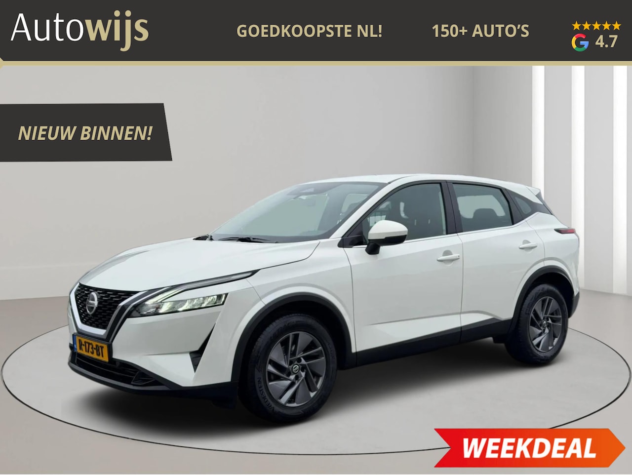 Nissan Qashqai - 1.3 MHEV Business Access|LED|NWE MODEL|TREKHAAK|CAMERA|CLIMA - AutoWereld.nl
