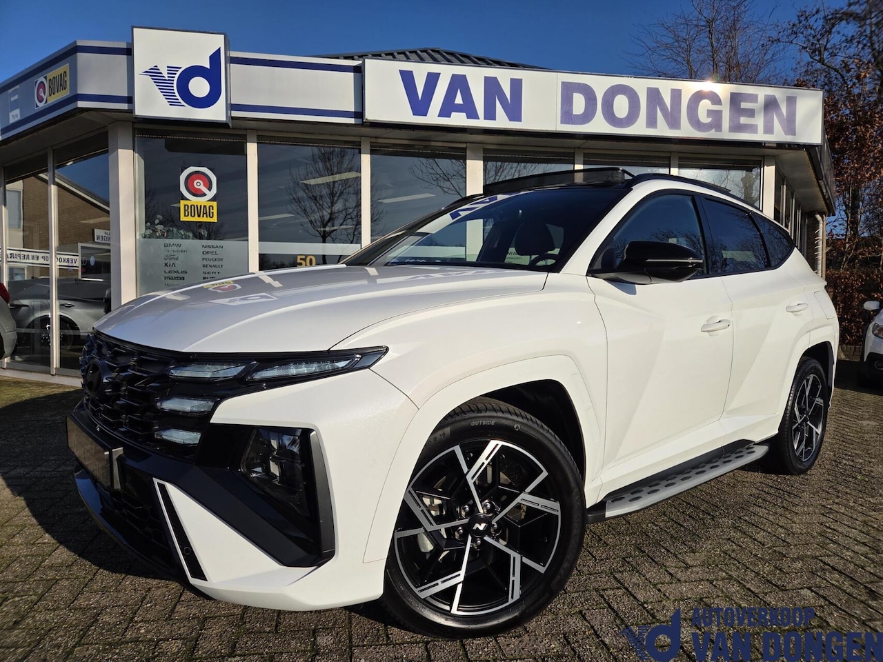 Hyundai Tucson - 1.6 T-GDI HEV N Line Sky | NIEUW MODEL! | Full Hybrid 215 PK | Trekhaak-Parelmoer-Panorama - AutoWereld.nl