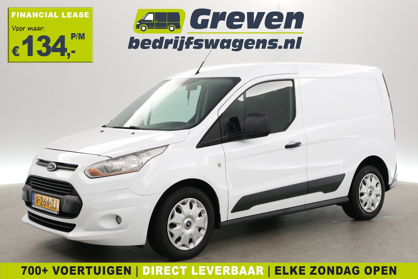 Ford Transit Connect - 1.6 TDCI | Airco | 3-Zits | Trekhaak | Elektrpakket - AutoWereld.nl