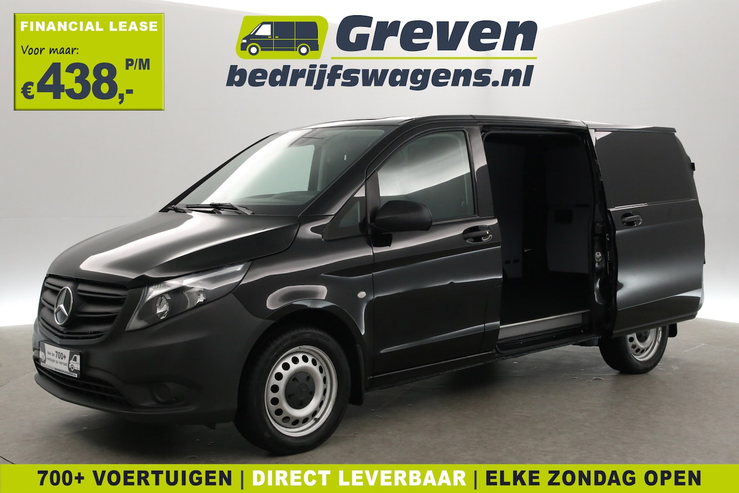 Mercedes-Benz Vito - 114 CDI Lang | Aut. | Airco | Camera | Adap. Cruise | 3-Zits | Stoelverw. | 2xSchuifdeur | - AutoWereld.nl