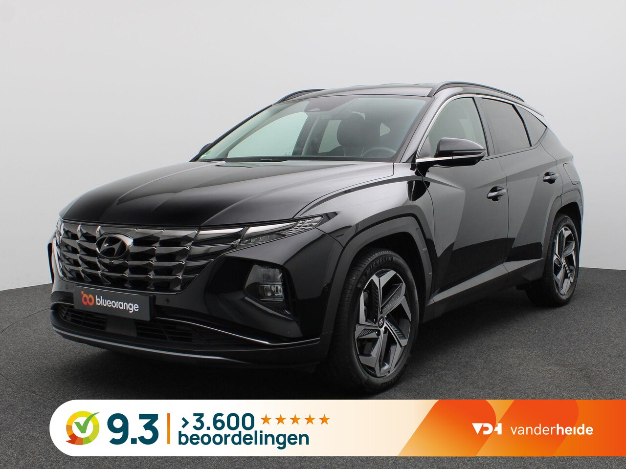 Hyundai Tucson - 1.6 T-GDI HEV Premium 230PK AUT. Trekhaak, Adaptieve Cruise Controle, Leder, Dodehoekcamer - AutoWereld.nl