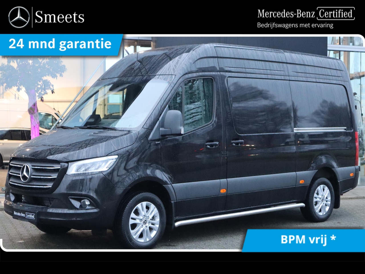 Mercedes-Benz Sprinter - 319 CDI L2H2 DISTRONIC LED 2X SCHUIFD. 3.5T TREKHAAK - AutoWereld.nl