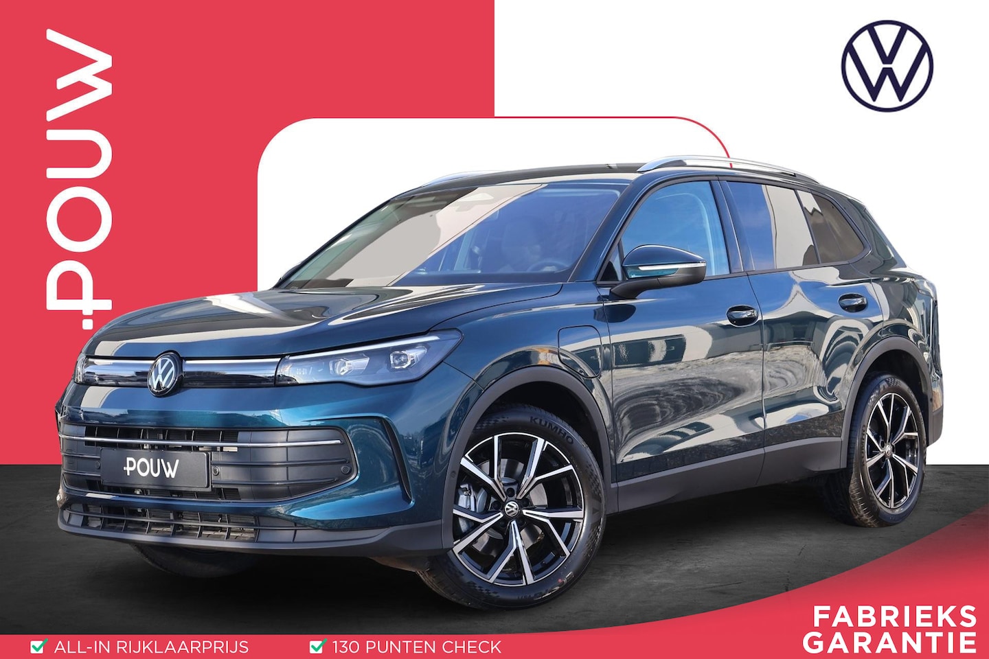 Volkswagen Tiguan - 1.5 eHybrid 204pk Life Edition | SoH 100% | Trekhaak Wegklapbaar | 360 Camera | Elektrisch - AutoWereld.nl